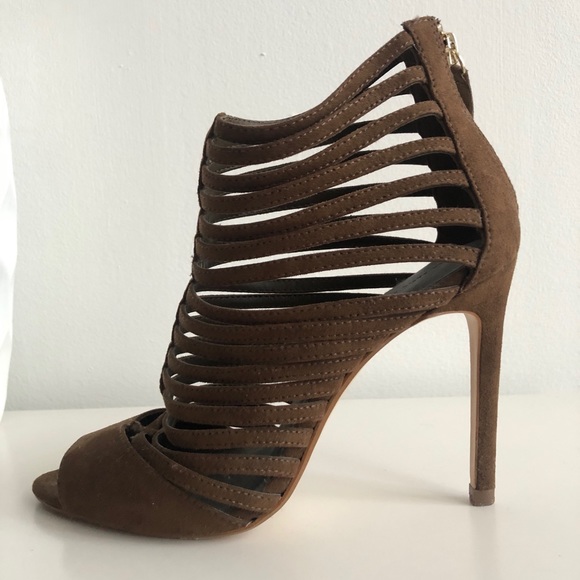 Zara Basic Collection Heels Brown Size 39 - Picture 1 of 6